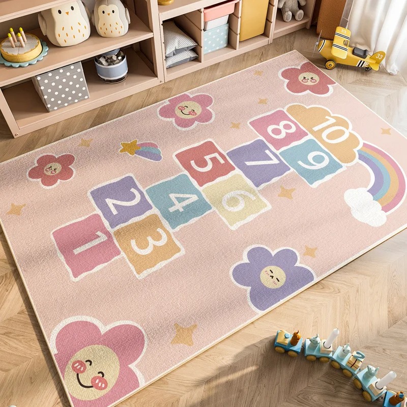 Kids Outdoor Learning Activities - Kids Number Rug Educational Toy Non