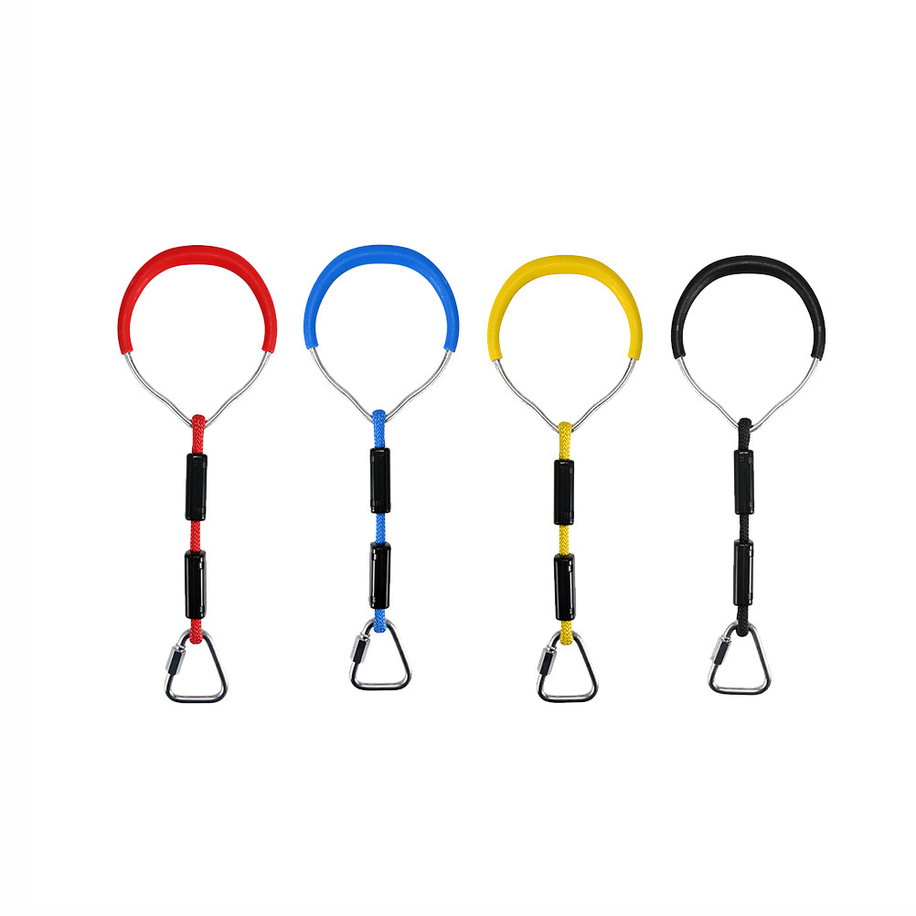 Kids Outdoor Playset - 2Pcs Colorful Gymnastic Rings for Kids
