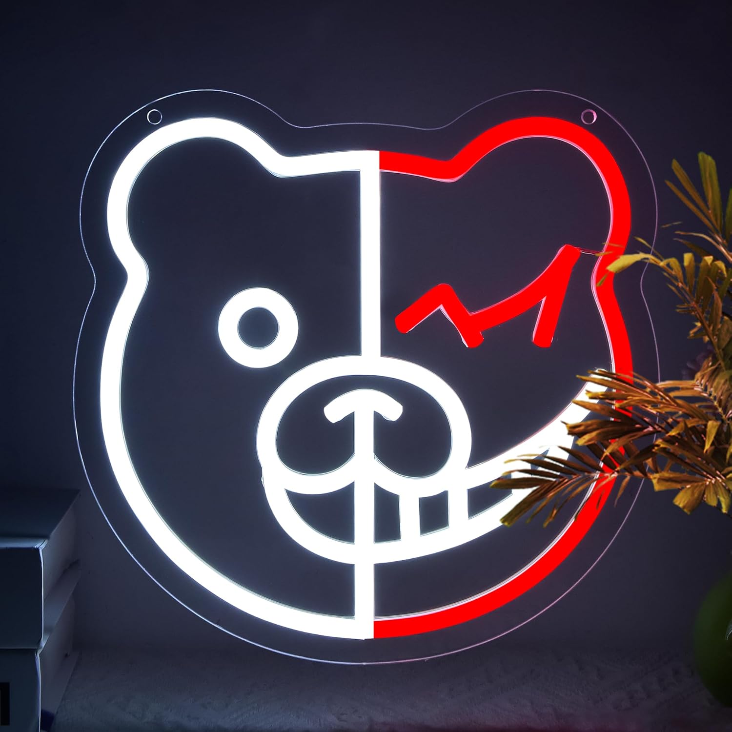 Kids Outdoor Zoo - Bear Neon Sign Kids Room Decor