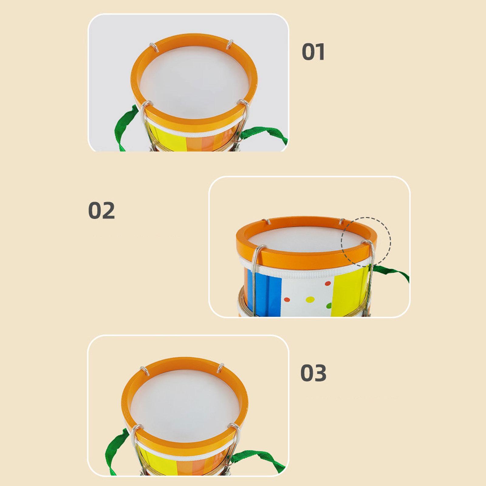 Kids Outdoor Learning Activities - Hand Drum Learning Toy 7.87inch with