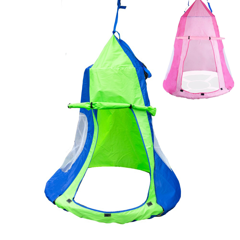 Kids Hanging Chair Tent Swing  - Kids Outdoor Nest Swing 评论和价格