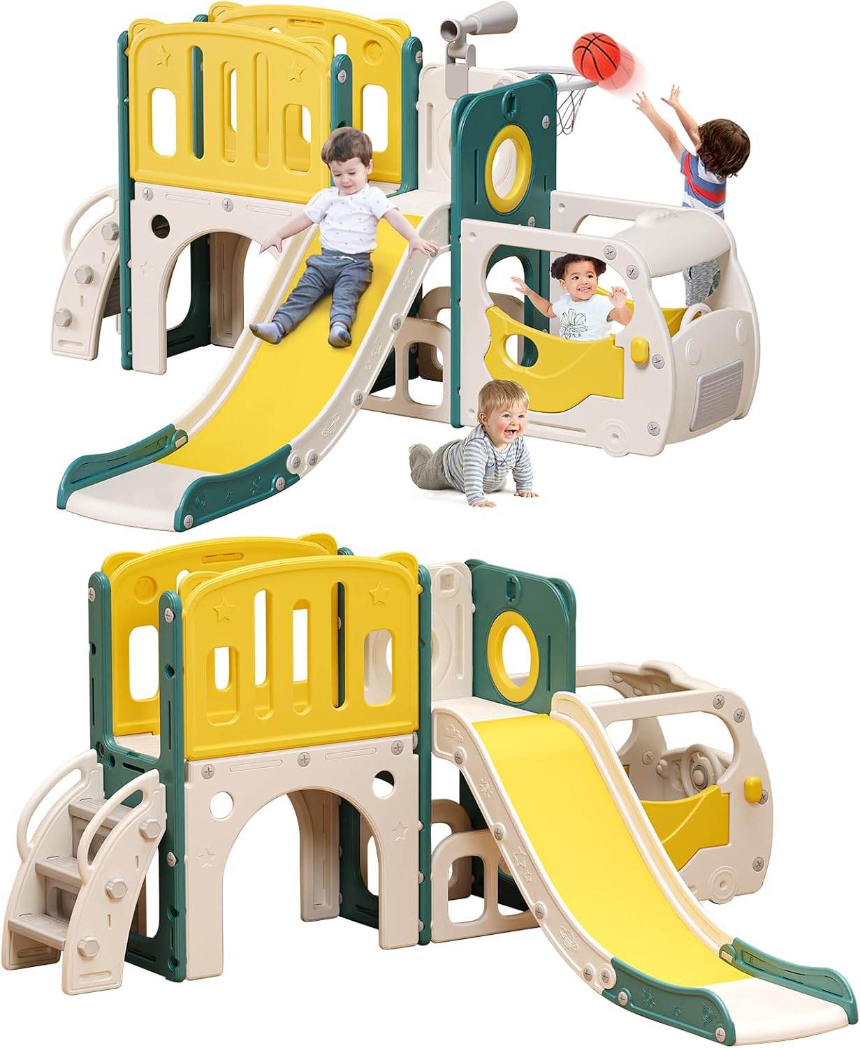 Toddler Slide Kids Slide Plays - Kids Outdoor Climber 评论和价格