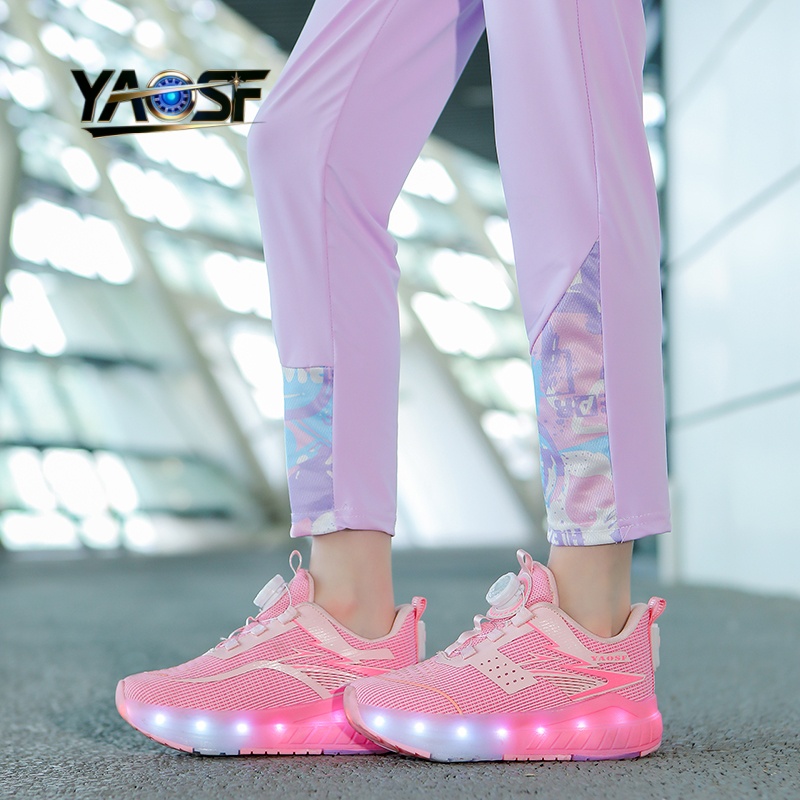 Kids 4-Wheel LED Light Up Shoe - Kids Outdoor Lights 评论和价格