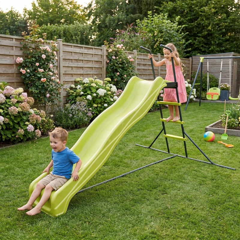 Outdoor 2.2M Freestanding Slid - Kids Outdoor Climber 评论和价格