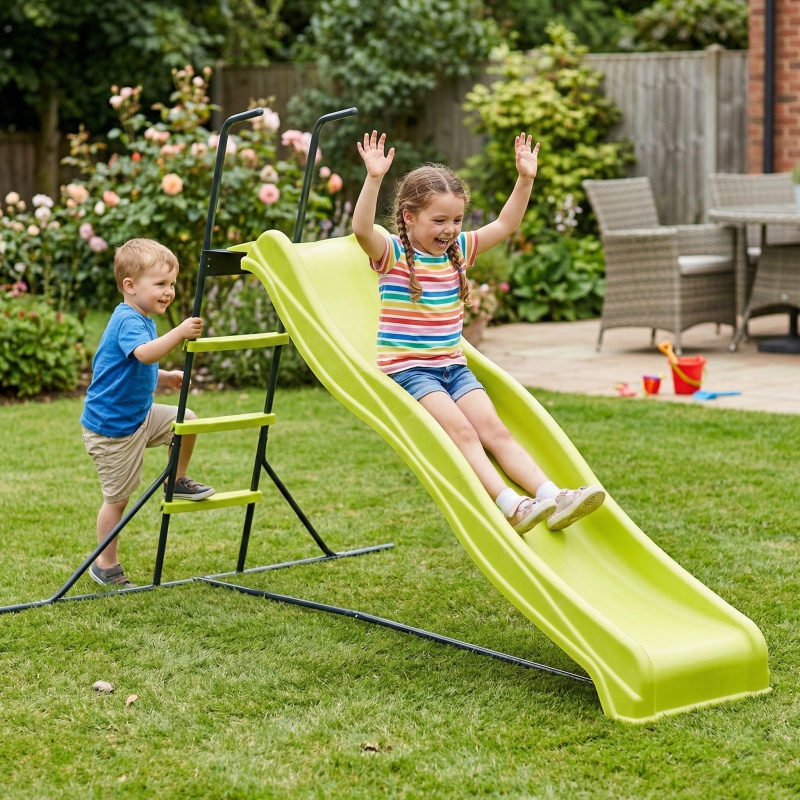 Outdoor 2.2M Freestanding Slid - Kids Outdoor Climber 评论和价格