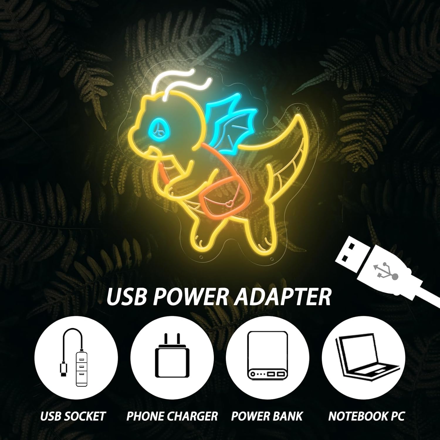 USB Dimmable Cute Dinosaur Neo - Kids Outdoor Ideas 评论和价格