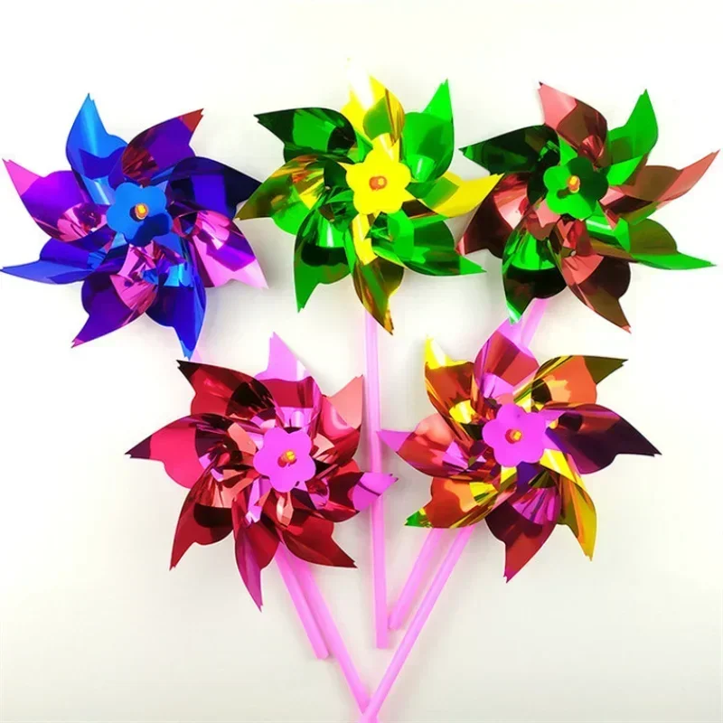 50Pcs Sequin Windmill Pinwheel - Outdoor Kids In An Indoor World 评论和价格