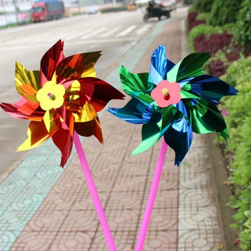 50Pcs Sequin Windmill Pinwheel - Outdoor Kids In An Indoor World 评论和价格