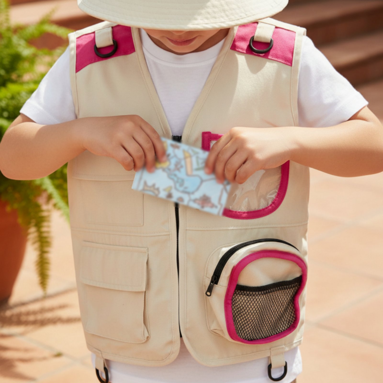 Explorer Hat and Vest Role Pla - Kids Outdoor Playset 评论和价格