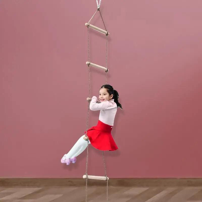 Kids Wooden Ladder Outdoor Act - Kids Outdoor Climber 评论和价格