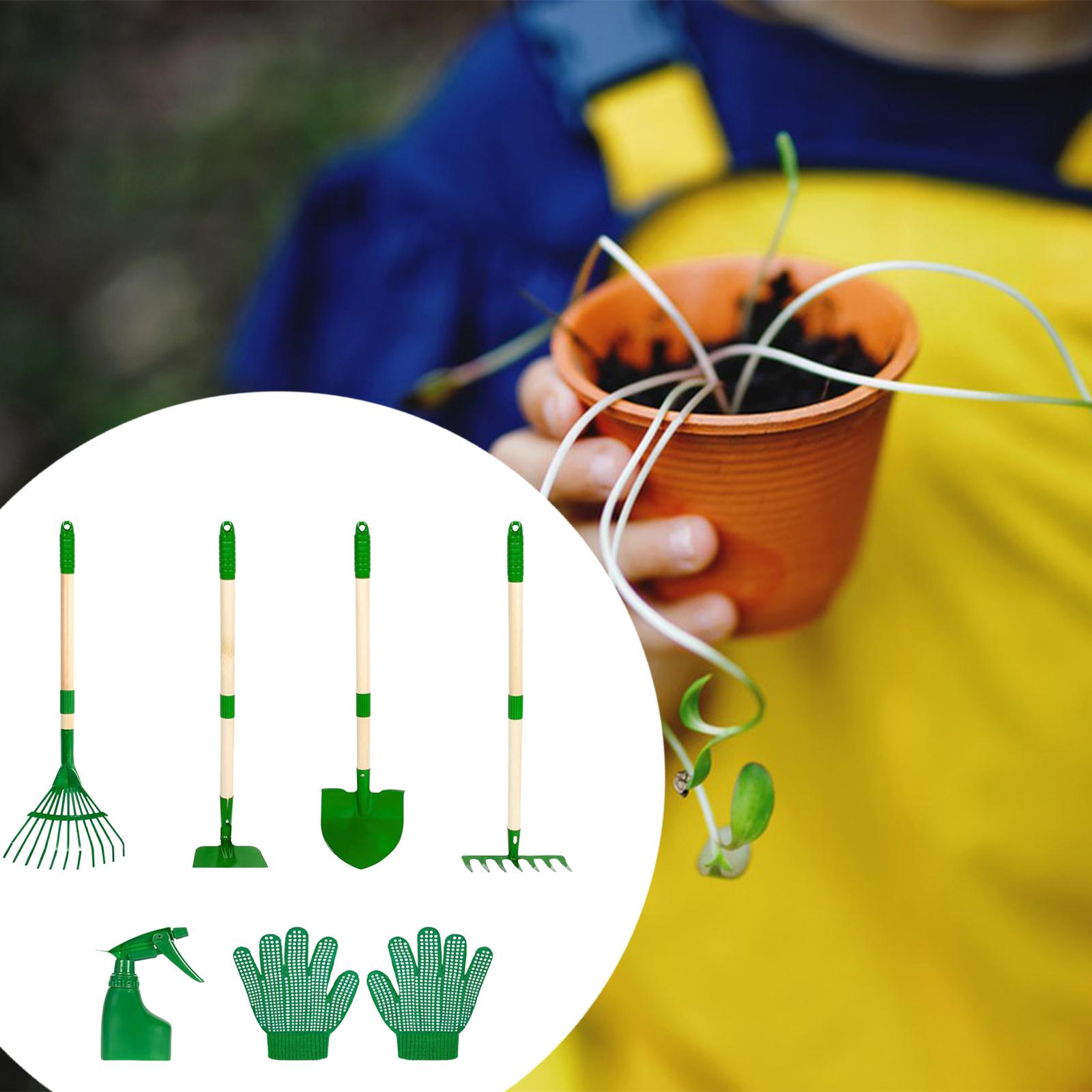 Kids Gardening Tools Set with  - Kids Outdoor Learning Activities 评论和价格