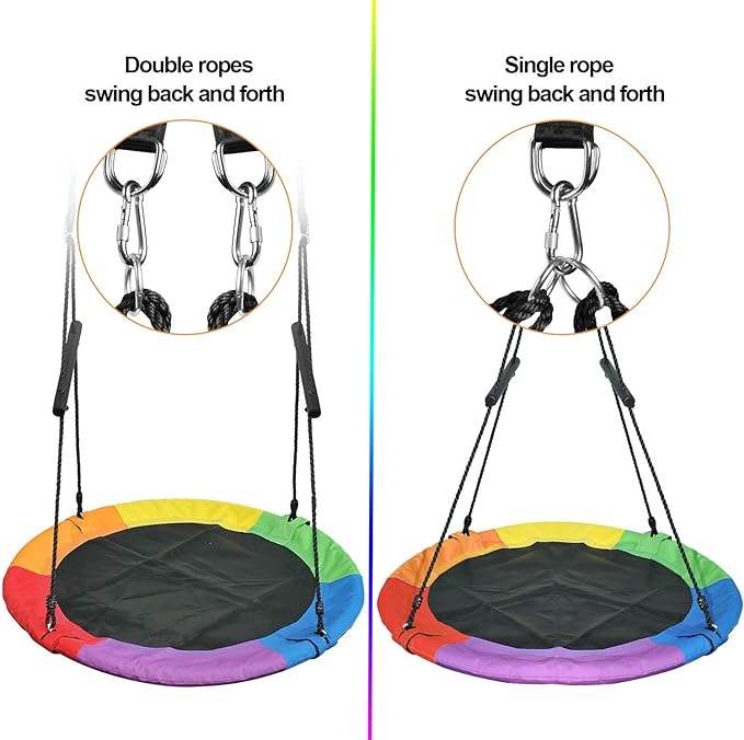 Nest Web Net Tree Swing Monkey - Kids Outdoor Nest Swing 评论和价格