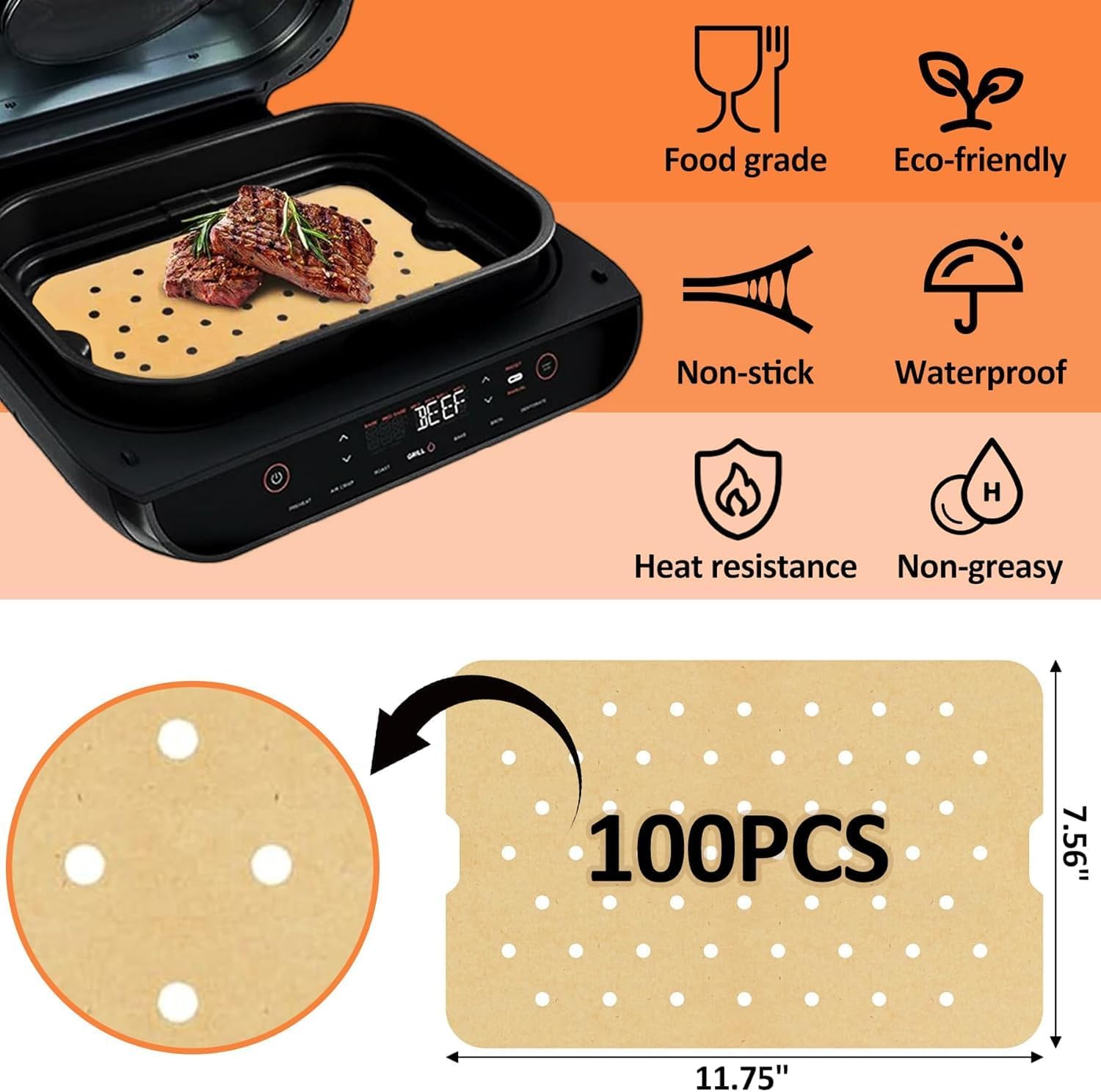 Air Fryer Parchment Paper for  - Kids Outdoor Ninja Equipment 评论和价格