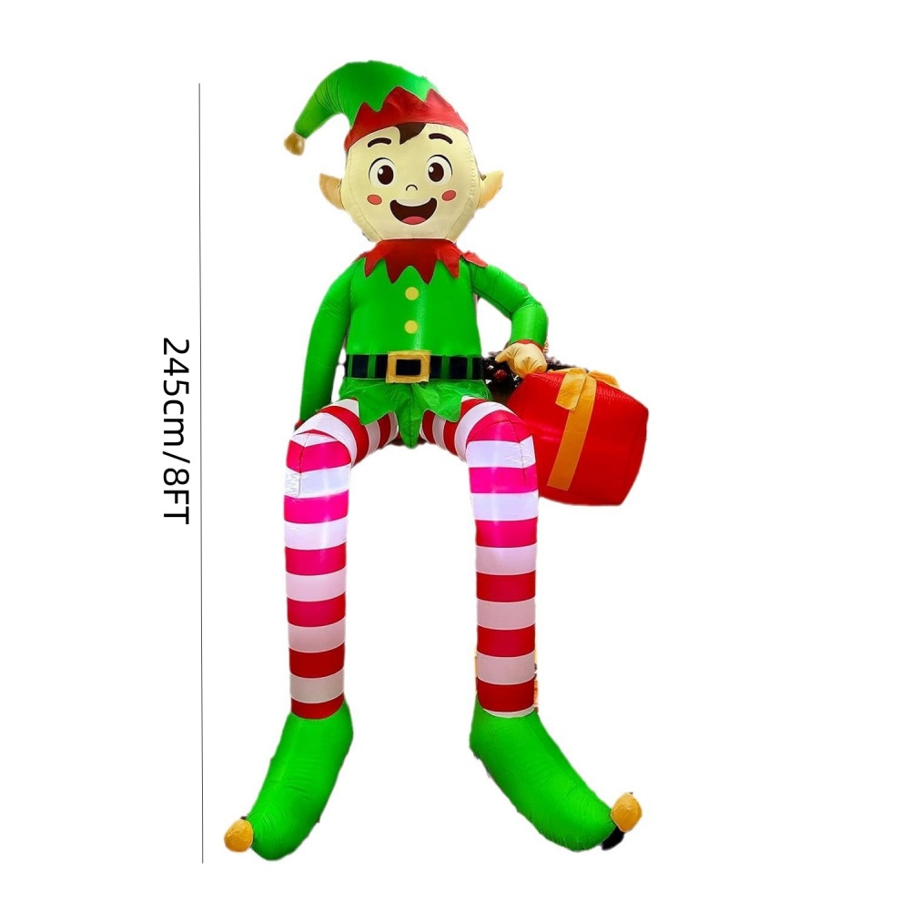 8FT Christmas Inflatables Sitt - Kids Outdoor Lights 评论和价格