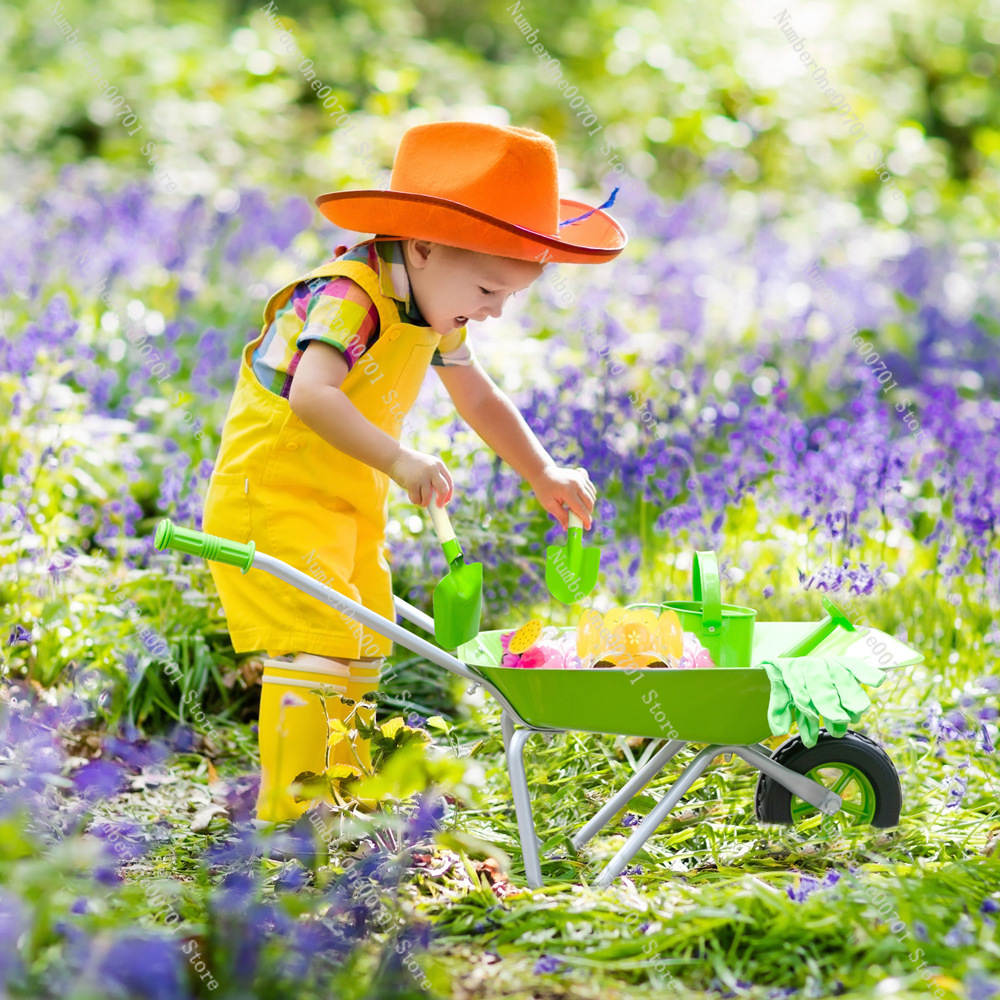 Kids Outdoor Wheelbarrow, Gree - Kids Outdoor Playset 评论和价格