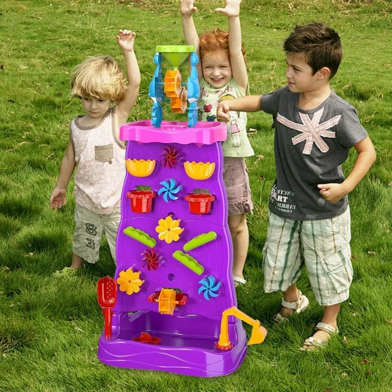 Water Table for Kids Double-Si - Kids Outdoor Learning Activities 评论和价格