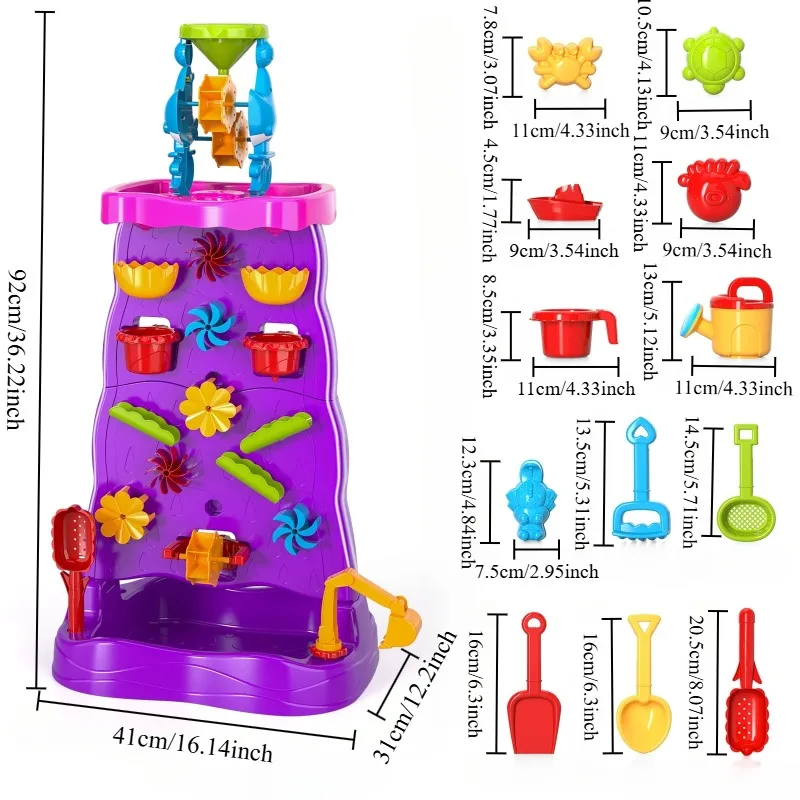Water Table for Kids Double-Si - Kids Outdoor Learning Activities 评论和价格