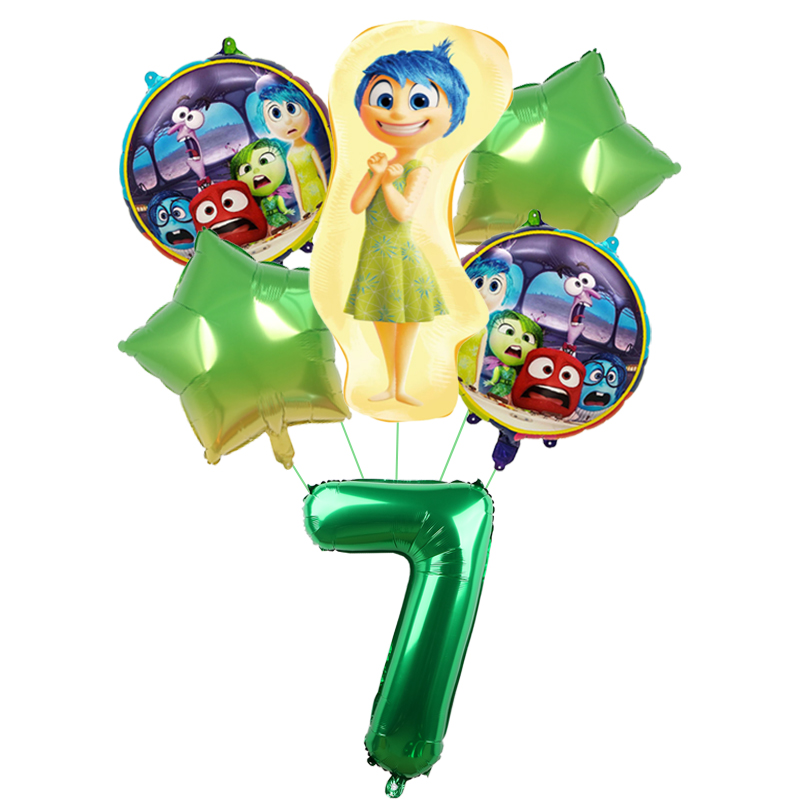6pcs New Inside Out2 Balloons  - Outdoor Kids In An Indoor World 评论和价格