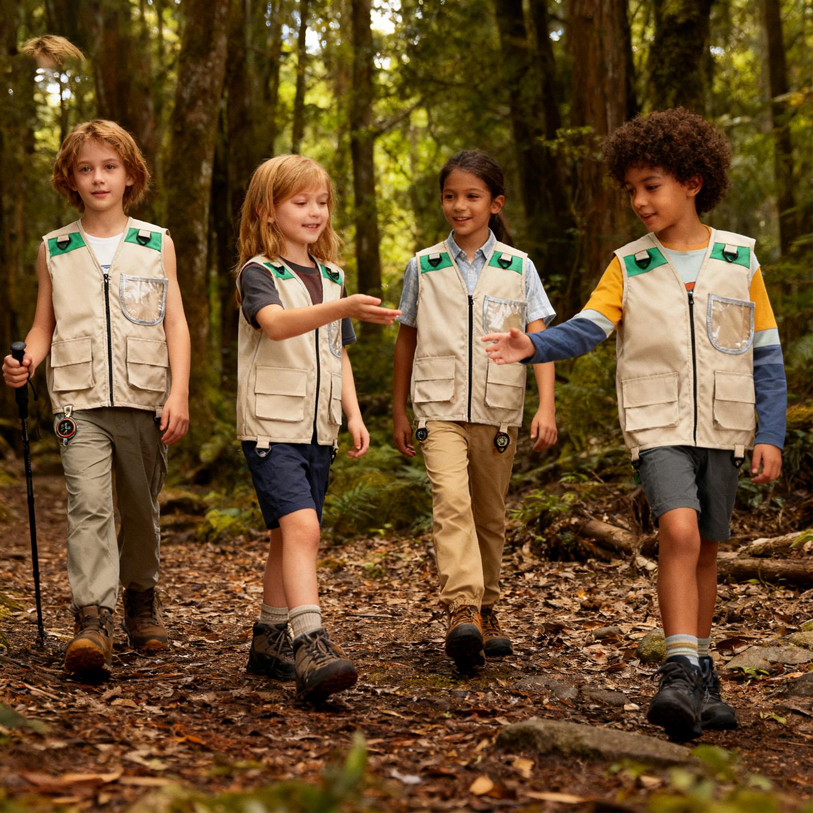 Kids Cargo Vest Sleeveless Cos - Kids Outdoor Zoo 评论和价格