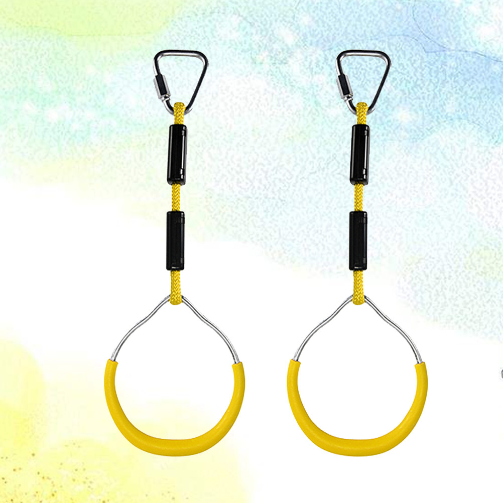2Pcs Colorful Gymnastic Rings  - Kids Outdoor Playset 评论和价格