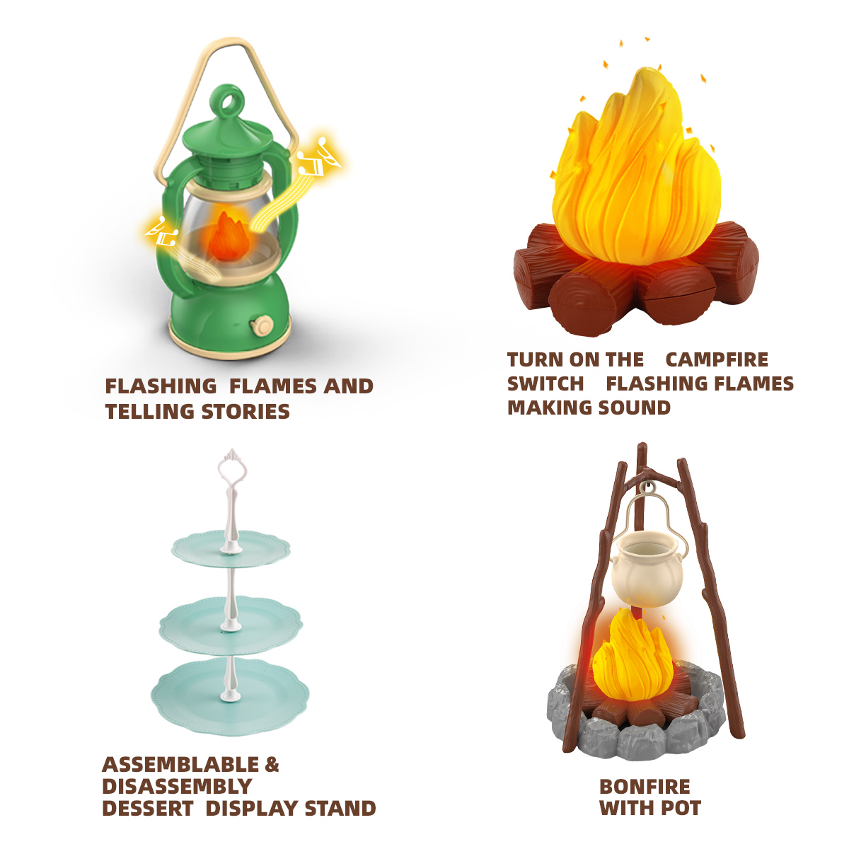 Kids Camping Set Campfire Pret - Kids Outdoor Lights 评论和价格