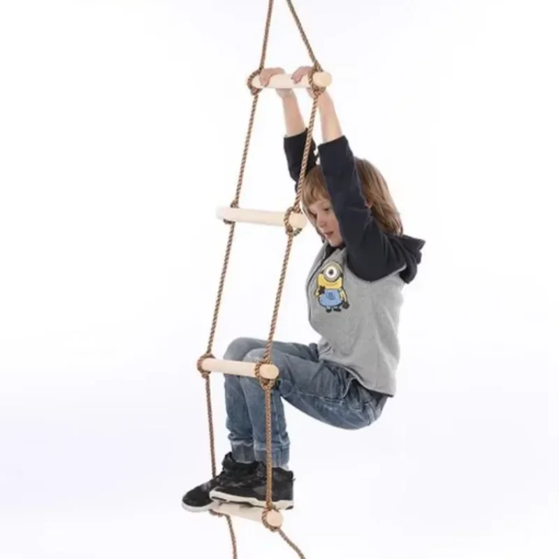 Children Climbing Rope Ladder  - Kids Outdoor Climber 评论和价格