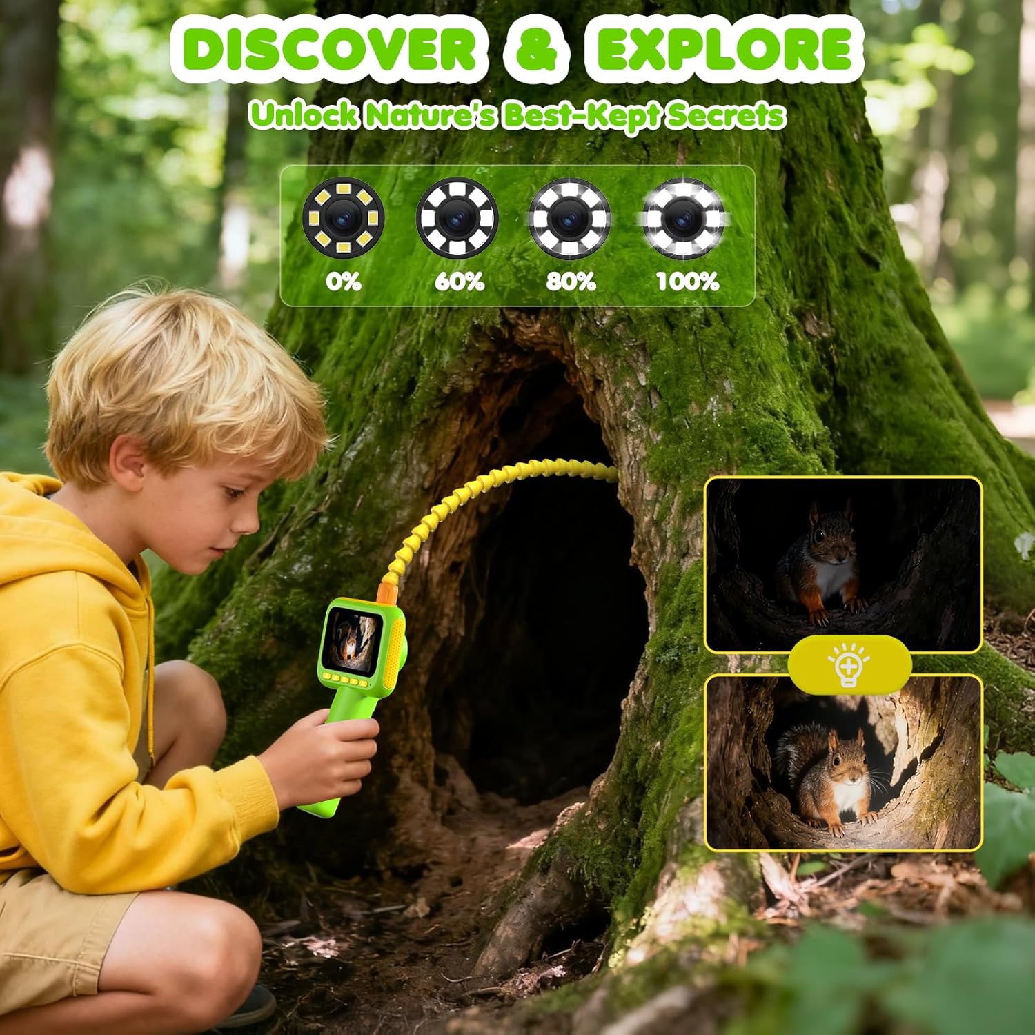 Endoscope for Kids, Borescope  - Kids Outdoor Lights 评论和价格