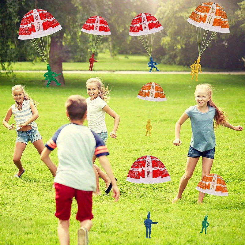 10/100pcs Parachute Toys for K - Kids Unique Outdoor Toys 评论和价格