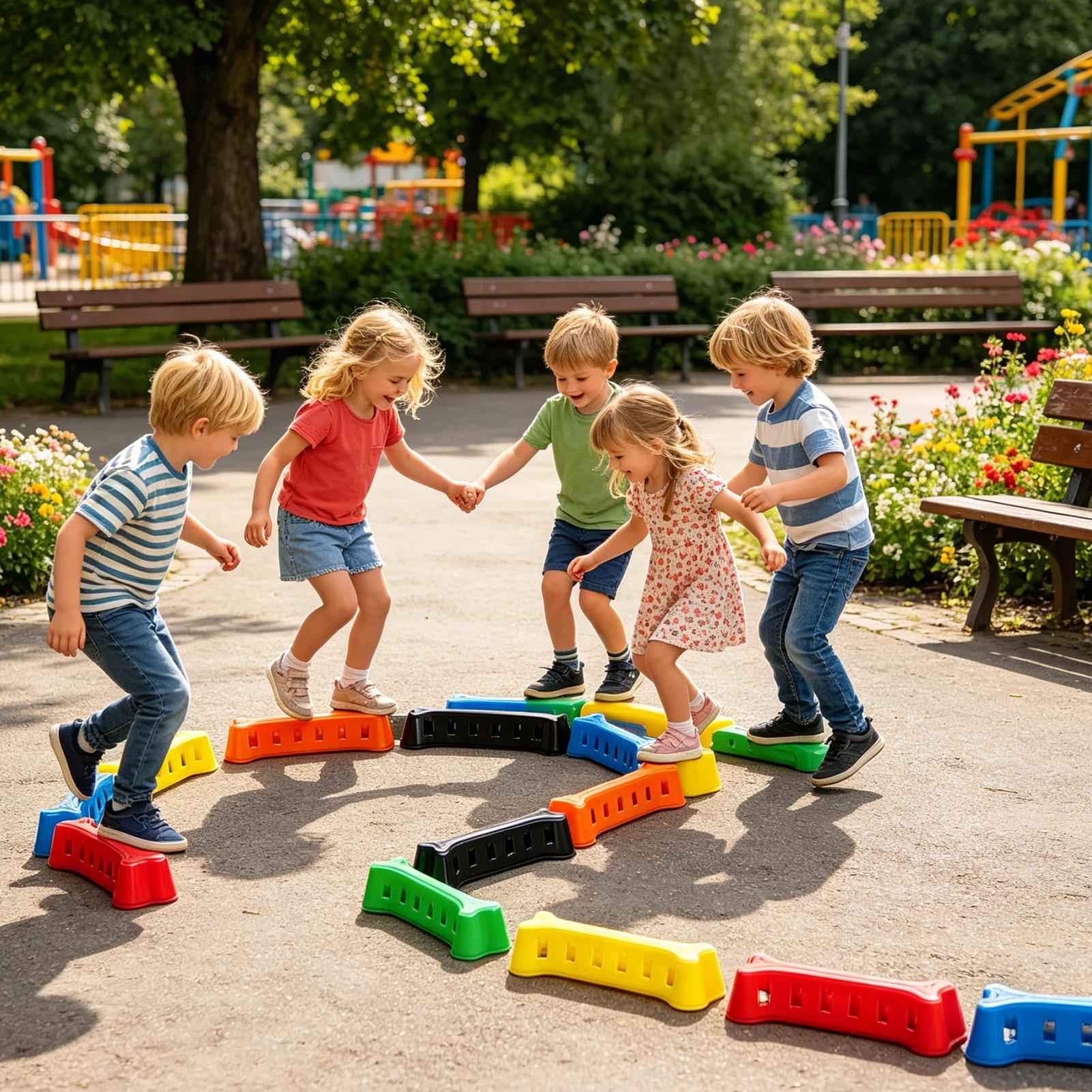 Kids Balance Beam Stackable No - Kids Outdoor Balance Beam 评论和价格