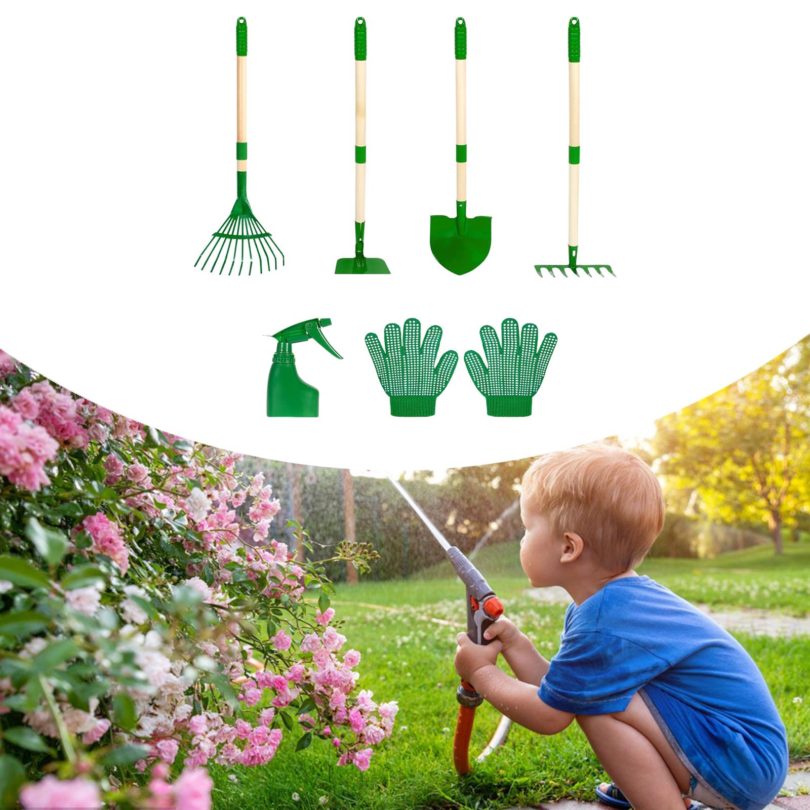 Kids Gardening Tools Set with  - Kids Outdoor Learning Activities 评论和价格