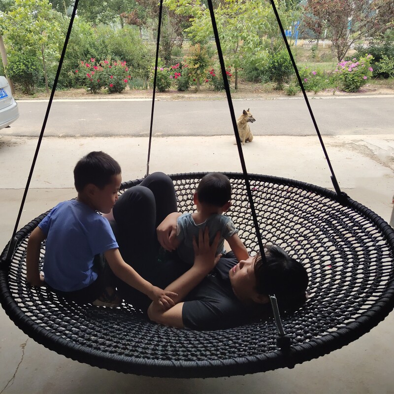 Large Round Disc Swing Outdoor - Kids Outdoor Nest Swing 评论和价格