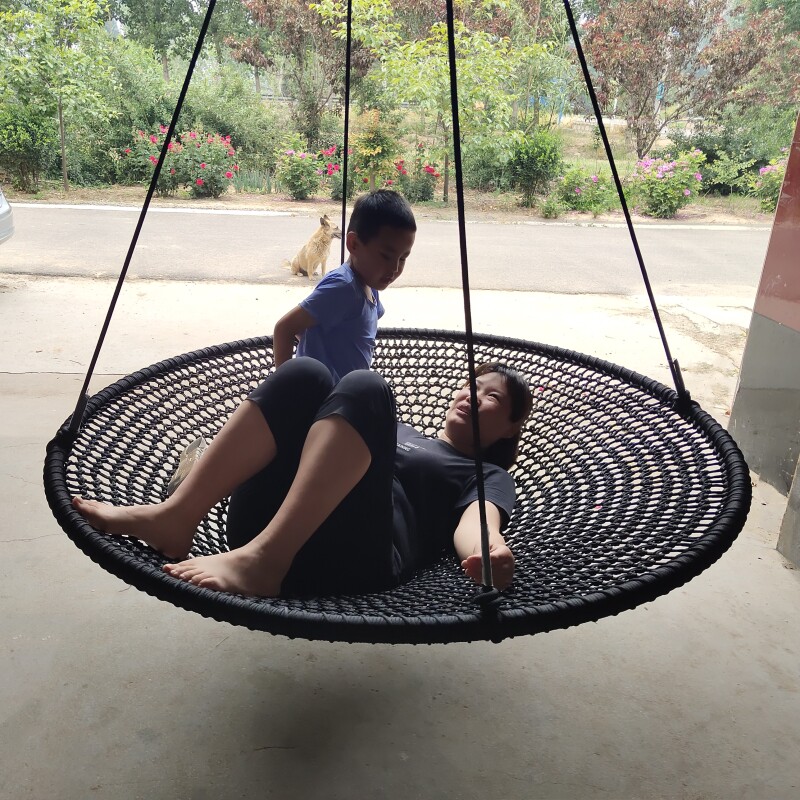 Large Round Disc Swing Outdoor - Kids Outdoor Nest Swing 评论和价格