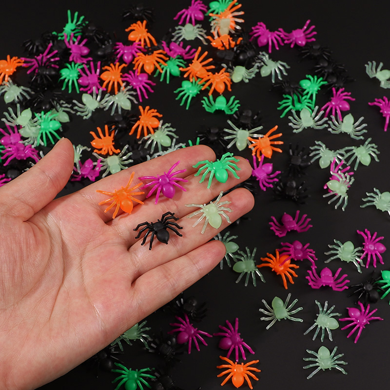50-200Pcs Halloween Mini Spide - Outdoor Kids In An Indoor World 评论和价格